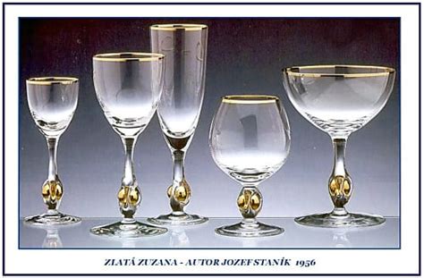 Súprava pohárov Zlatá Zuzana