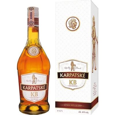 Fľaša Karpatské KB brandy