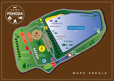 Mapa festivalového areálu Pohoda