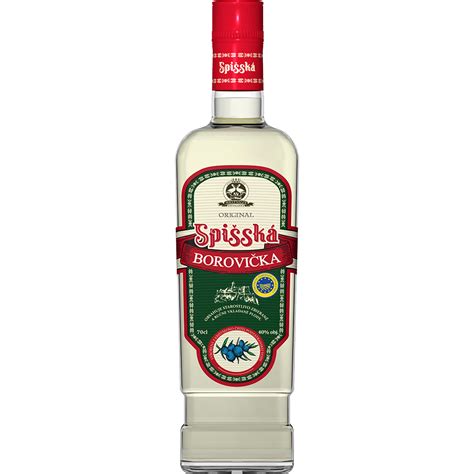 Spišská Borovička fľaša