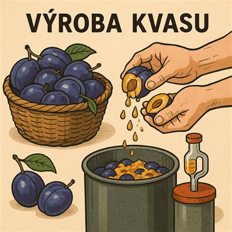 Ilustrácia skladovania kvasu v chladnom prostredí