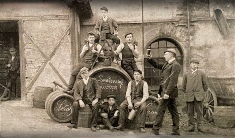 Ilustrácia historického pivovaru