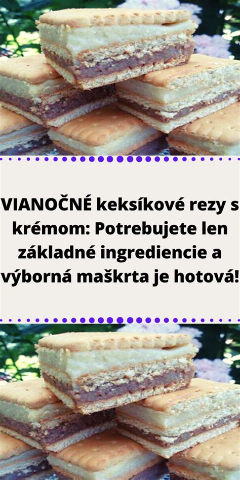 vianočné rezy s krémom