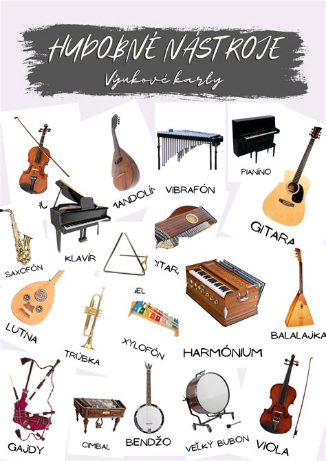 Hudobné nástroje pripravené na vystúpenie