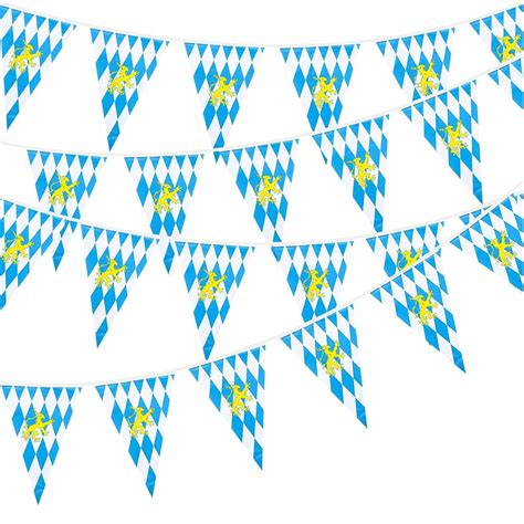 Bavorské vlajky na Oktoberfest