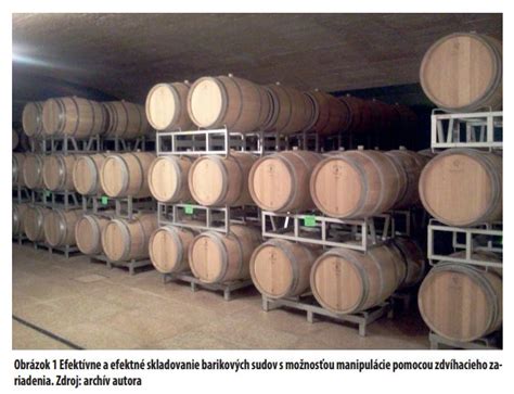 Ilustrácia správneho skladovania drevených sudov