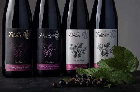 Darčekovo zabalená fľaša ríbezľového vína Pádár