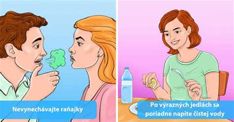 Infografika znázorňujúca zdravotné problémy spojené so zápachom z úst