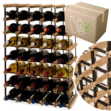 Moderný stojan na víno od podlahy po strop