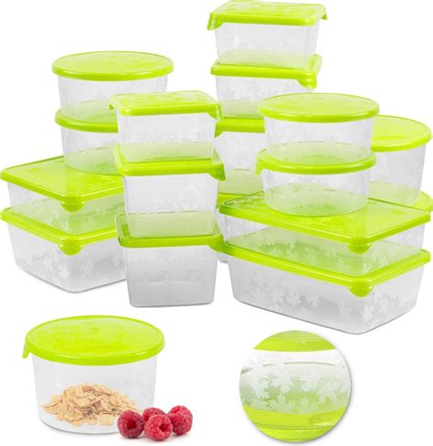 Rôzne typy plastových nádob na skladovanie