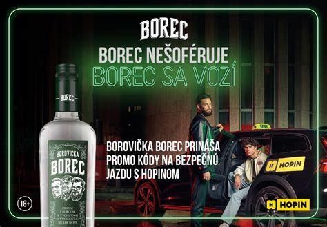 Fľaša Borovičky BOREC