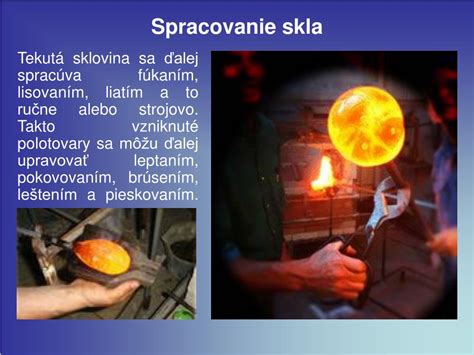 Drevovýroba a spracovanie skla