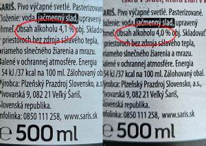 Porovnanie denaturovaného a nedenaturovaného alkoholu