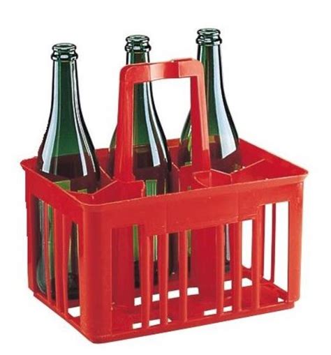 Detail vnútornej konštrukcie prepravky s roštom na fľaše