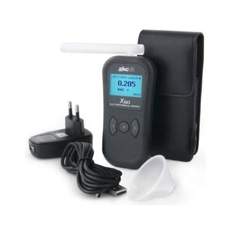 Ilustrácia rôznych typov alkohol testerov