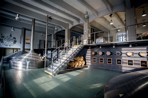 Interiér pivovaru Starobrno