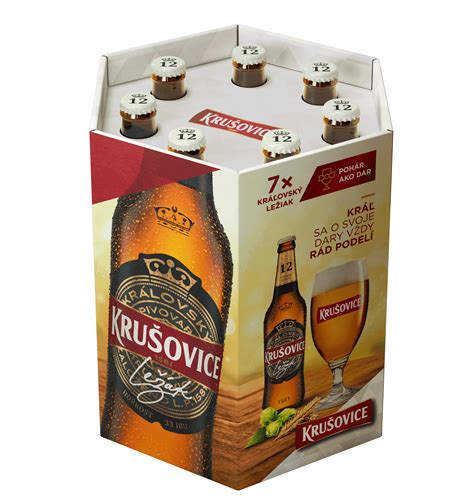 Vianočné balenie piva Krušovice