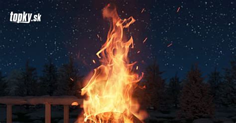 Ilustrácia táborového ohňa s gitarou