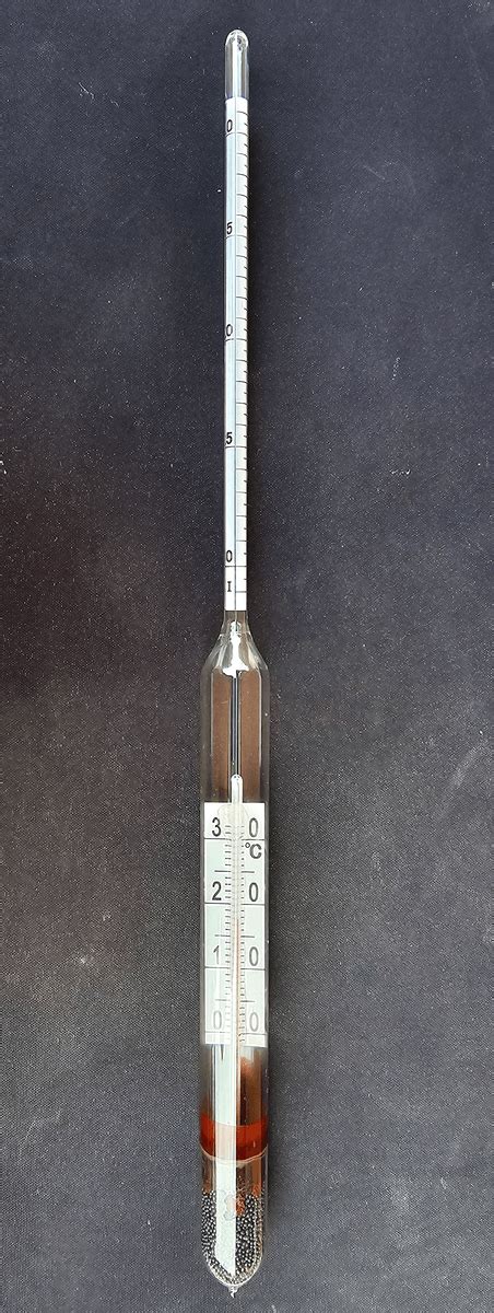 Muštomer s teplomerom