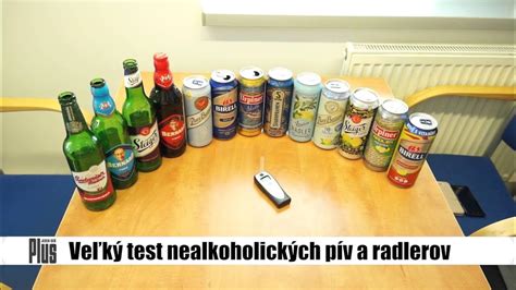 Rôzne druhy nealkoholických radlerov a pív v plechovkách a fľašiach