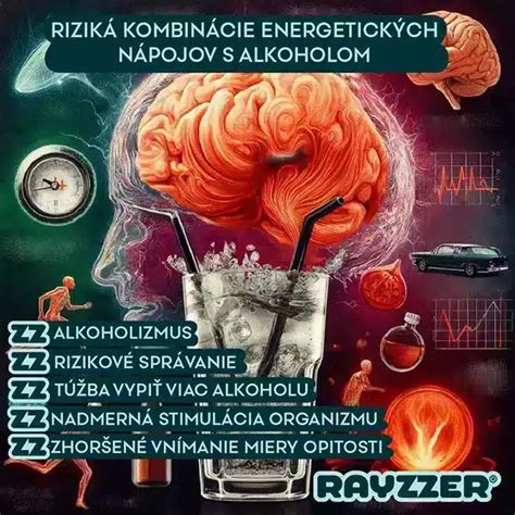 Infografika znázorňujúca zdravotné riziká spojené s alkoholom