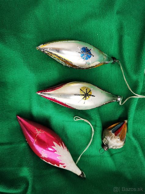 Vianočné ozdoby zo skla