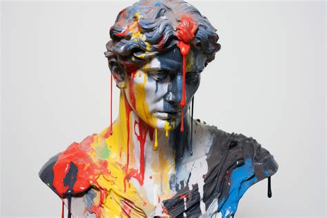 Obraz znázorňujúci rôznorodé umelecké diela v štýle art brut