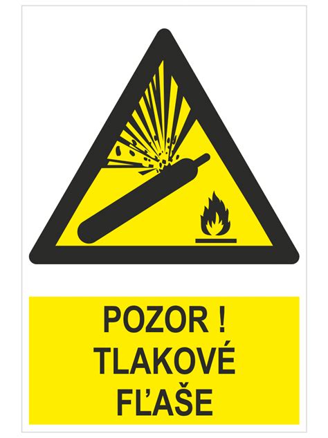 Bezpečnostné symboly pre tlakové fľaše