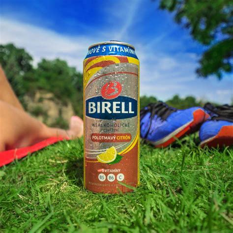 Ilustračný obrázok rôznych druhov nápoja Birell