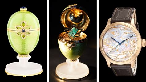 Detail vajca Fabergé zo súpravy The Emerald Isle