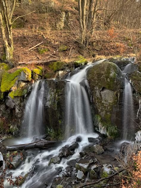 Rudniansky vodopád v Štiavnických vrchoch