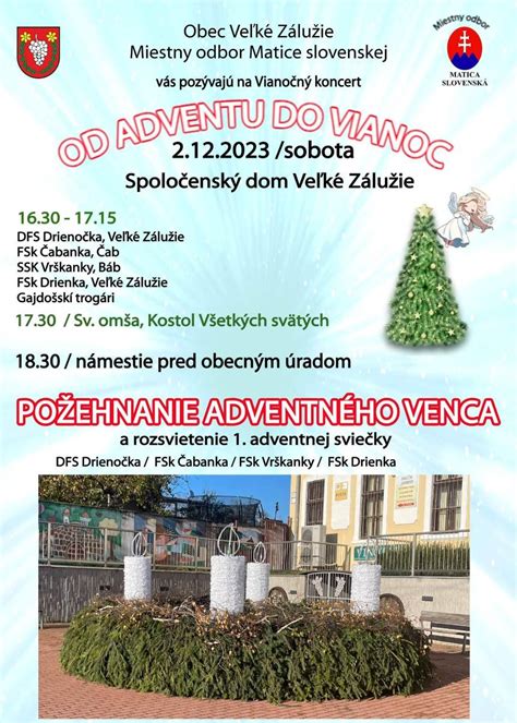 Kalendár s vyznačenými dňami od Lucie do Vianoc