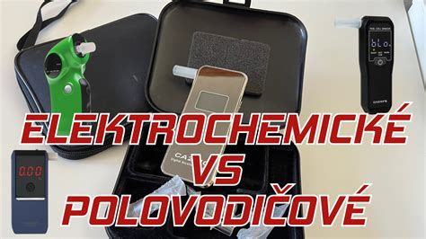 Diagram porovnávajúci polovodičové a elektrochemické alkohol testery