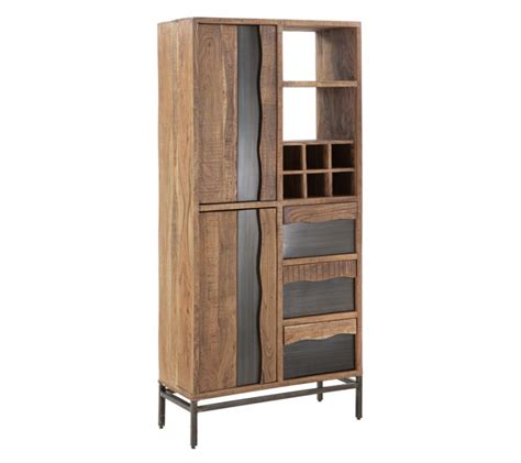 industriálna barová skrinka