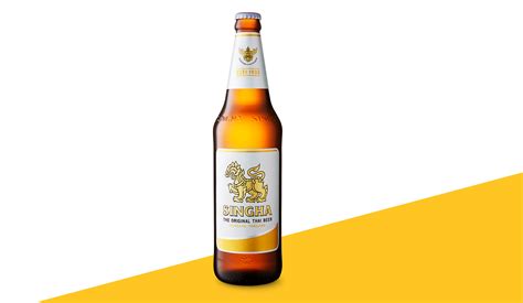 Fľaša thajského piva Singha