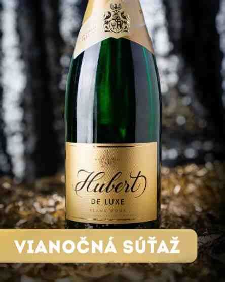 fľaša sektu Hubert De Luxe