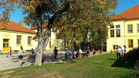 Skupina stredoškolákov na školskom dvore