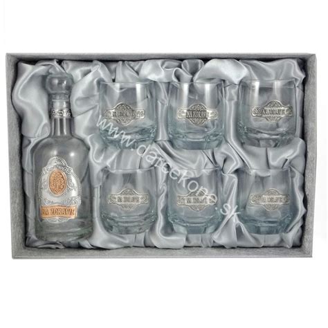 Darčeková sada pohárov na whisky