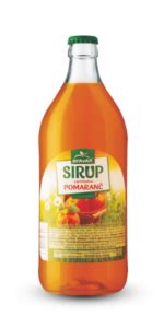 Fľaša Oravan sirup pomaranč