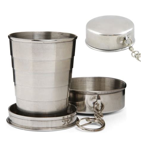 Nerezový skladací pohárik