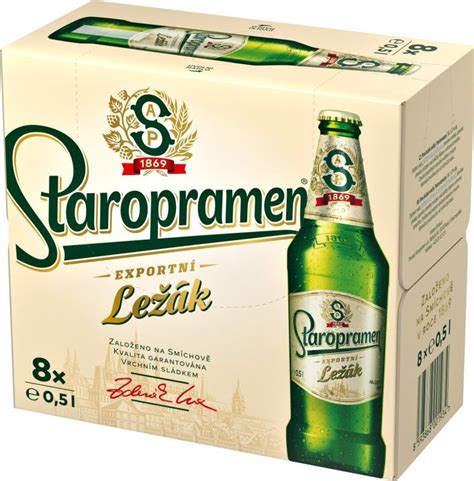 Fľaša piva Staropramen