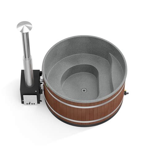 Fínska sauna a kúpacia kaďa v areáli Pivovaru BUC Kvačany