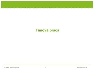 tímová práca v Heineken