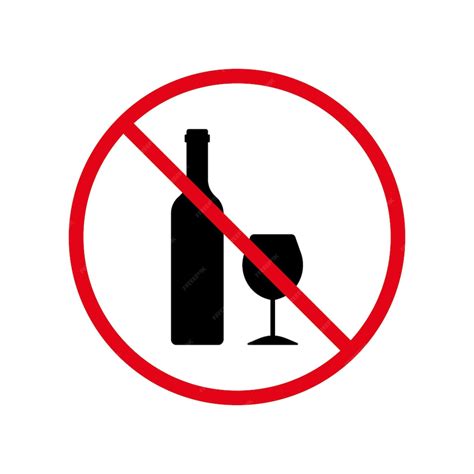 symbol prohibície a alkoholu