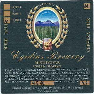 Interiér minipivovaru Egidius Brewery