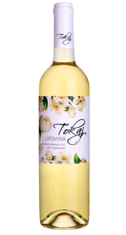 Fľaša vína Tokaj Lipovina Polosladké