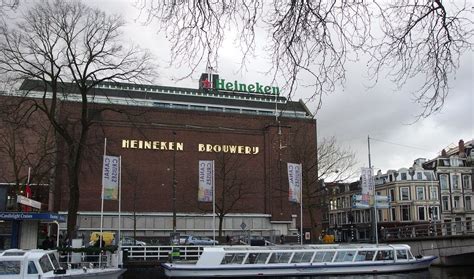 Stará fotografia pivovaru Heineken v Amsterdame