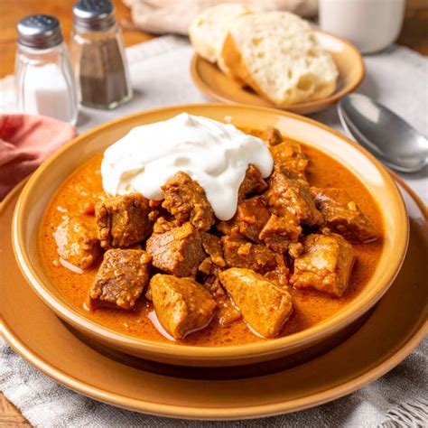 Fotografia teľacieho paprikáša