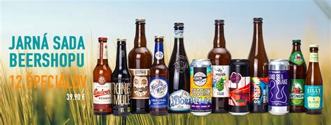 Fľaše rôznych druhov piva z Prešovského pivovaru