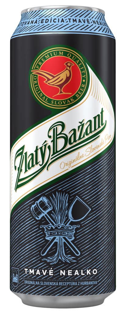 Zlatý Bažant Tmavé Nealko plechovka